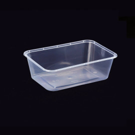 Micro Wave Hd Clear Rectangular Container 750 ML 1X500