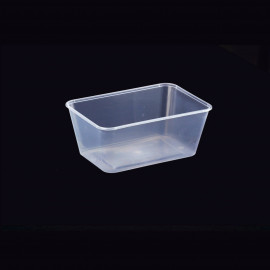 Micro Wave Hd Clear Rectangular Container 1000 ML 1X500
