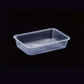 Micro Wave Hd Clear Rectangular Container 500 ML 1X500