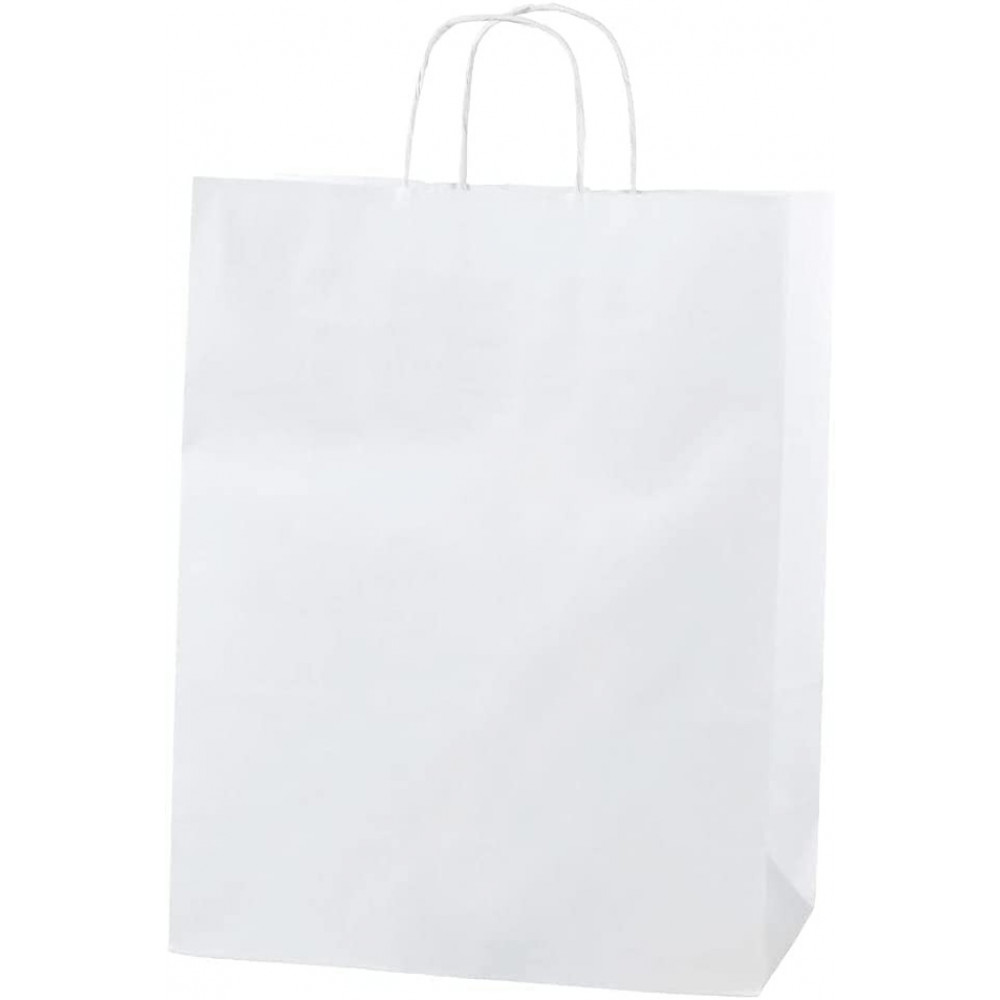 Kraft Paper Bag White Twisted Handle (33.5x27x12)