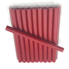 Glue Gun Sealing Wax Stick 1x13.5 CM Dark Red GWAX N37 Packet of 10 Pieces