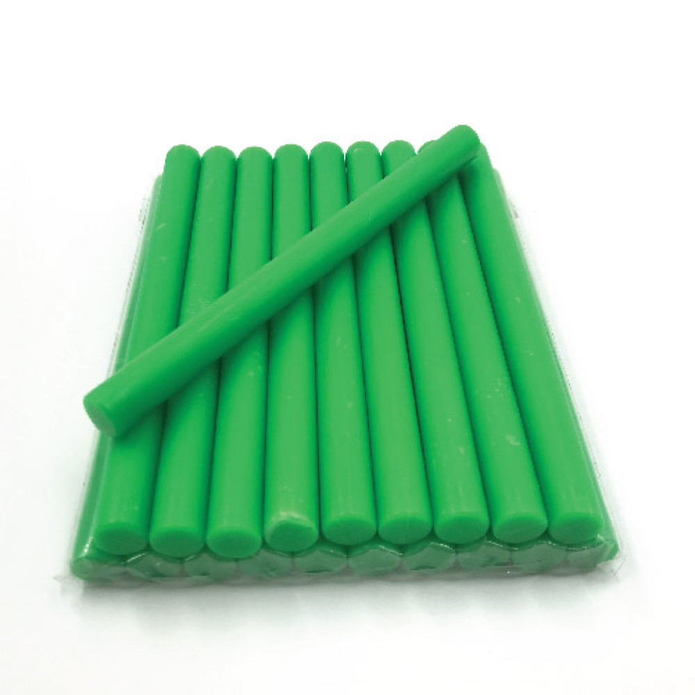 Glue Gun Sealing Wax Stick 1x13.5 CM Light Green GWAX N32 Packet of 10 Pieces