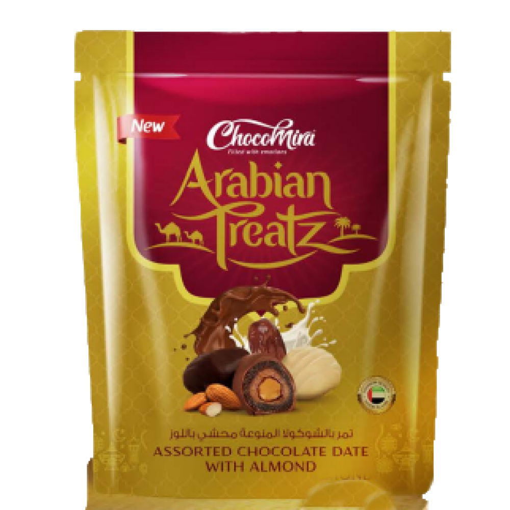Arabian Treatz Assorted Chocolate Date with Almond