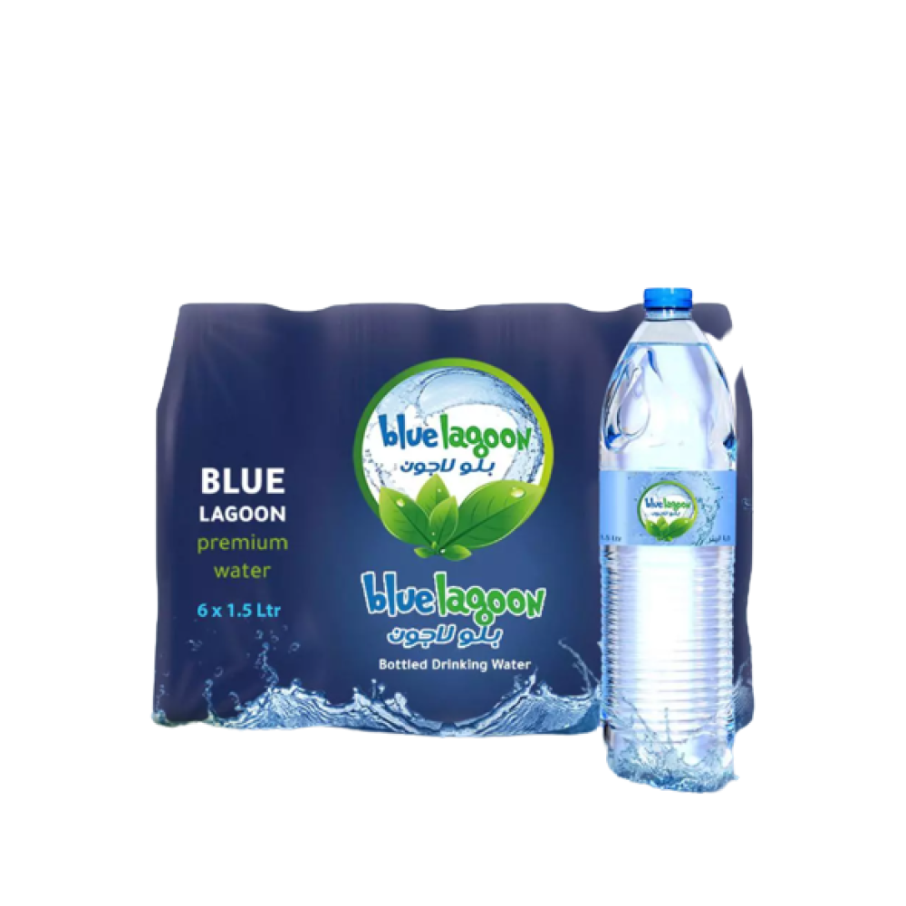 Blue Lagoon Bottled Drinking Water 6 x 1.5 Ltr