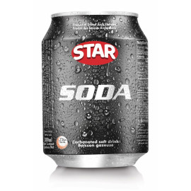 STAR SODA CANS 300 ML X 24
