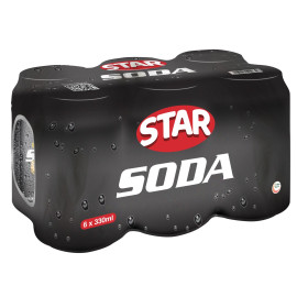 STAR SODA CARBONATED DRINK – 330 ML X 6