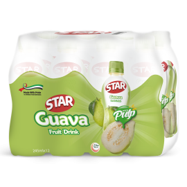 STAR GUAVA DRINK WITH SLEEVE -245ML X 12