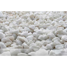 WHITE MARBLE CHIPS /AGGREGATES 25KG