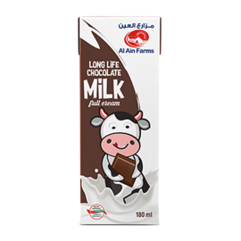 Al Ain UHT Chocolate Long Life Milk 180ML(18 Pieces Per Carton)