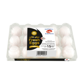 Al Ain Eggs Medium (15 Pieces Per Tray)