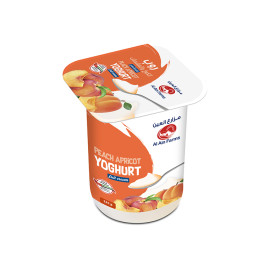 Al Ain Stirred Peach Apricot Yoghurt 125GM