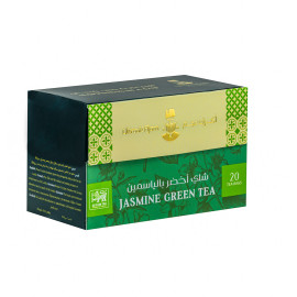 Ukrouk Ajam Pure Ceylon Jasmine Green Tea  (20 Tea Sachet)