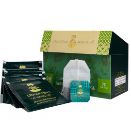 Ukrouk Ajam Pure Ceylon Jasmine Green Tea  (20 Tea Sachet)