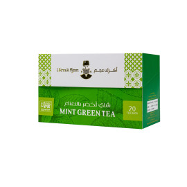 Ukrouk Ajam Pure Ceylon Mint Green Tea (20 Tea Sachet)
