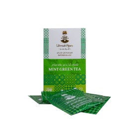 Ukrouk Ajam Pure Ceylon Mint Green Tea (20 Tea Sachet)