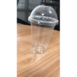12OZ CLEAR CUP WITH DOME LID