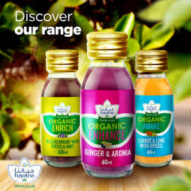 Organic Enhance Ginger & Aronia 60ml