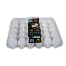 OVA Medium White Tray (12 Tray Per Carton)