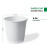 4oz x 1000 Pcs  Heavy Duty Double Wall Paper Cup Full White