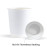 8oz Heavy Duty Double Wall Paper Cup Full White