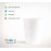 8oz Heavy Duty Single Wall Paper Cup Full White