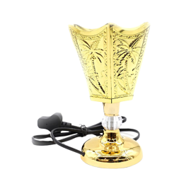 Electric Palm Design Luxury Oud Bakhoor Burner Black/Gold