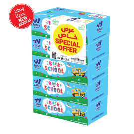 Back To School Special offer Soft Facial Tissue 30 Boxes, 130 Sheet, 2 ply (3900 Tissues Total) - Lotus Alwadi