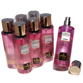 Lotus Al Wadi Coco Monnalisa Fragrance, Body Mist Women signature Collection, 8.4 Ounce (6 piece Gift Set)