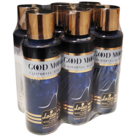 Lotus Al Wadi Good Mood Fragrance, Body Mist Women signature Collection, 8.4 Ounce (6 piece Gift Set)