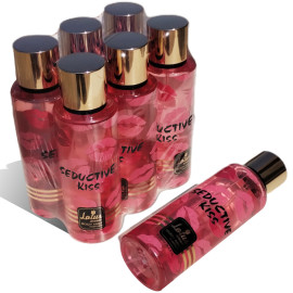 Lotus Al Wadi Seductive Kiss Fragrance, Body Mist Women signature Collection, 8.4 Ounce (6 piece Gift Set)