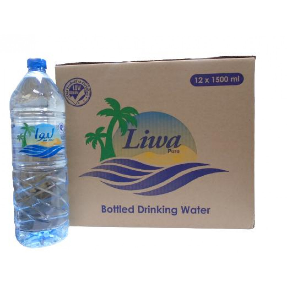 LIWA DRINKING WATER 1.5 Liter ( 12 Pieces Per Carton )