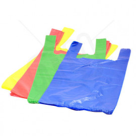 Coloured Polythene Carrier Bags