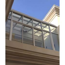 Aluminum Balcony and Glass