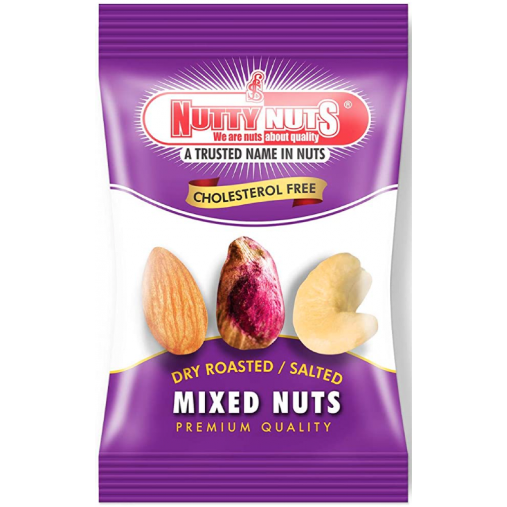 Luxury Mixed Nuts Dry Roasted And Salted 40g 