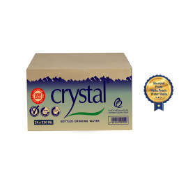 Crystal Bottled Drinking Water 330 ml (24pcs per box)