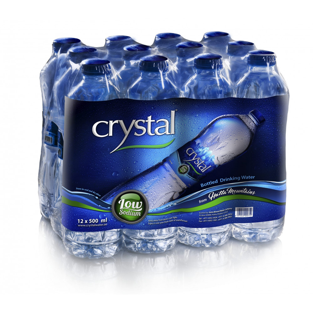 Crystal Bottled Drinking Water 500ml ( 12 Pieces Per Pack)