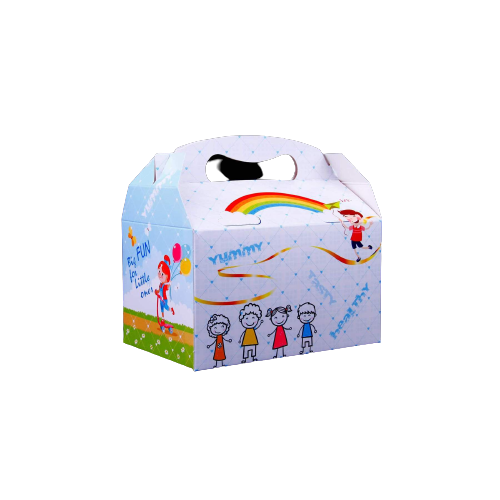 PAPER KIDS MEAL BOX (250 PIECES PER CARTON)