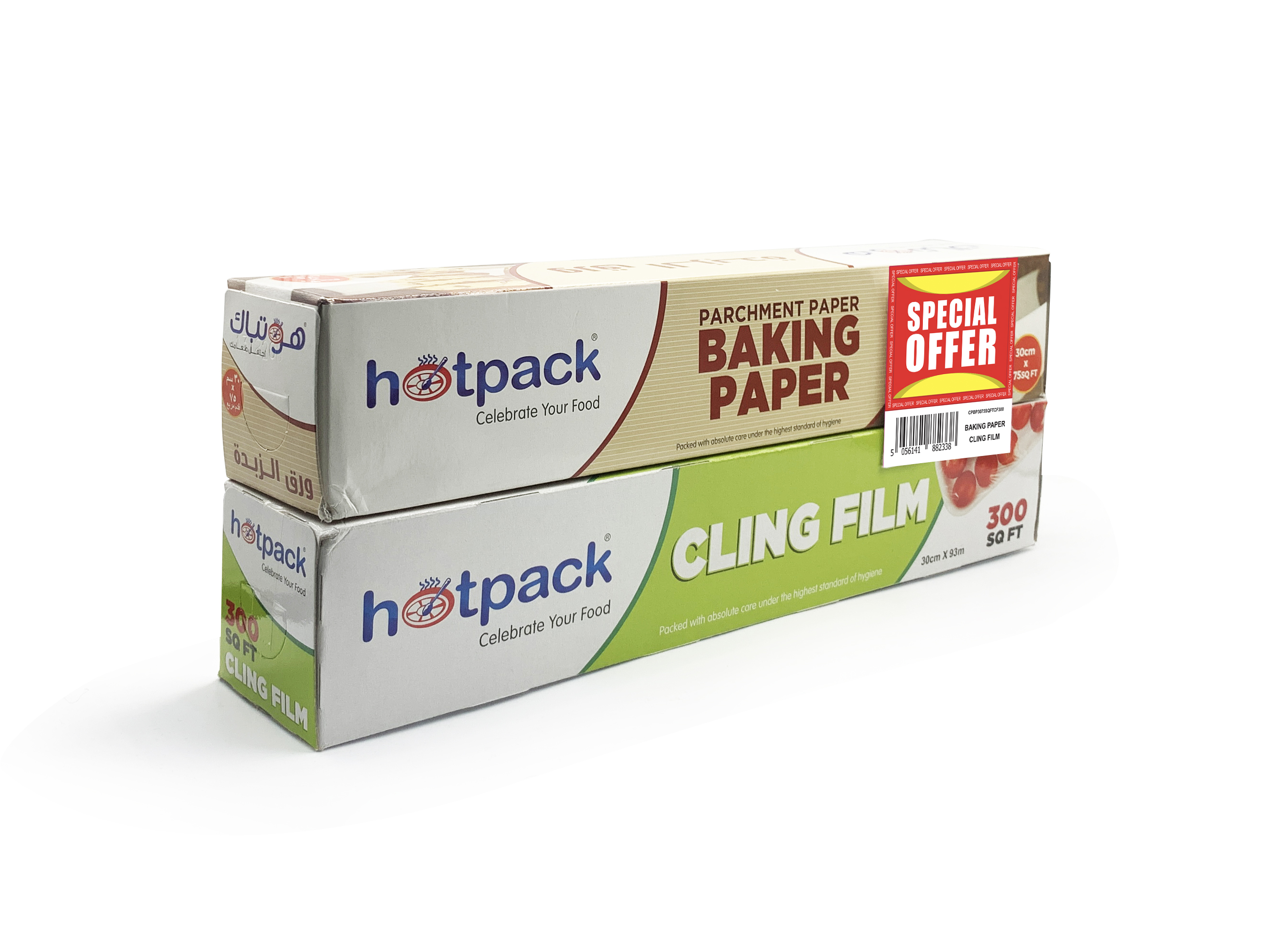 Hotpack wax paper,75sq.ft*30cm