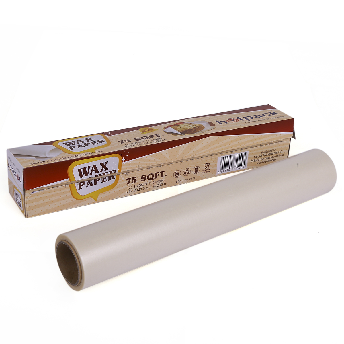Wax Paper - Roll - 11.9 in. x 75 ft.